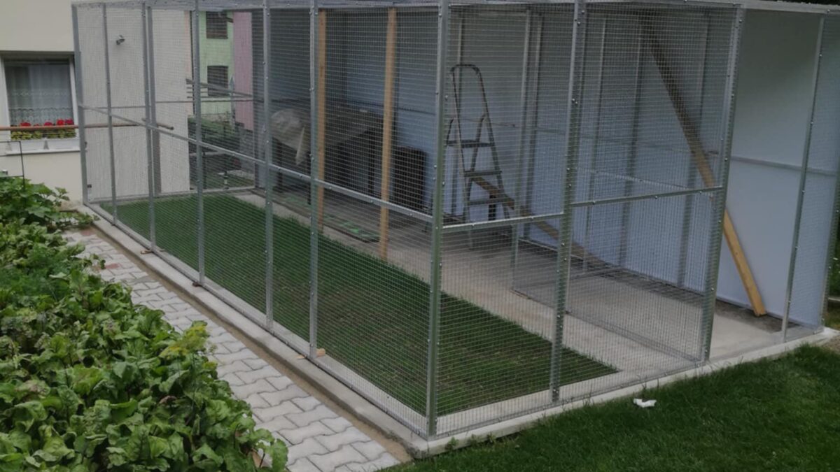 Členená Voliera 5x3x2m