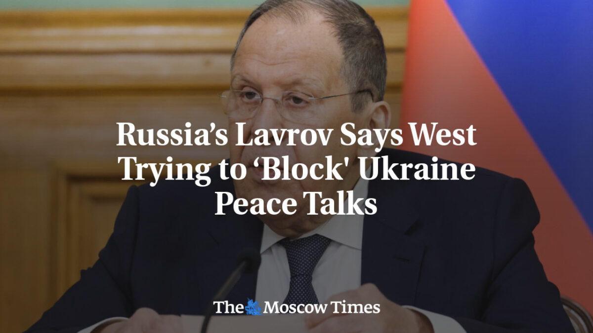 Lavrov z Ruska tvrdí, že sa Západ snaží „blokovať“ mierové rozhovory o Ukrajine