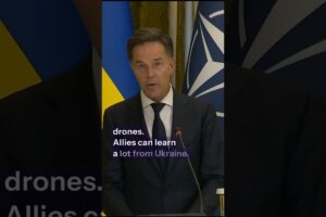 Rutte v Kyjeve: Drony, rakety, sankcie