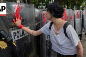 Tisíce pochodovali Mexico City na podporu Palestínčanov v Gaze