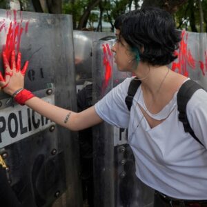 Tisíce pochodovali Mexico City na podporu Palestínčanov v Gaze