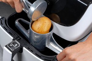 Zemiaky z teplovzdušnej fritézy.