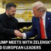 Trump a Zelenskyj rokujú s európskymi lídrami