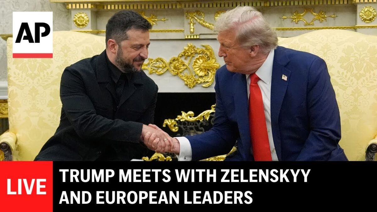 Trump a Zelenskyj rokujú s európskymi lídrami