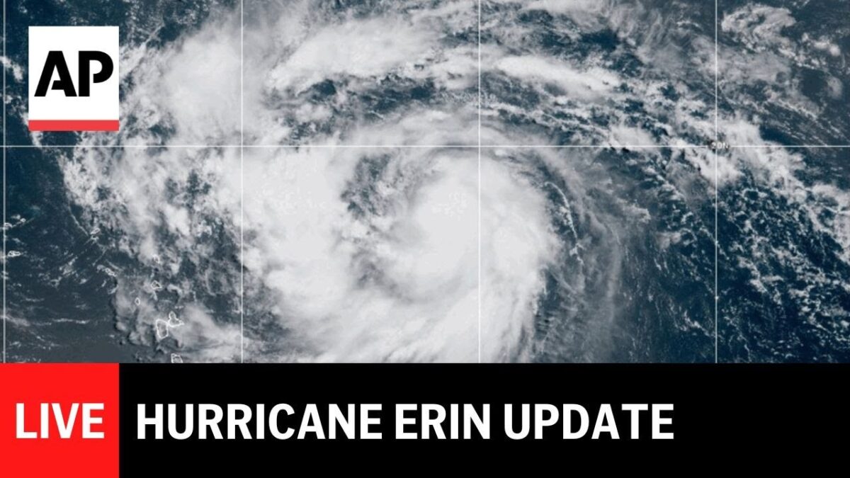 Aktuálne informácie o hurikáne Erin