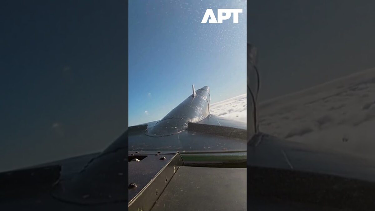 Plánovaný strategický let ruských bombardérov Tu-95MS nad Barentsovým morom.