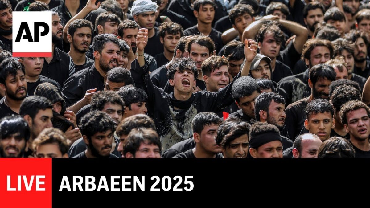 Arbaeen 2025 v Karbale, Irak