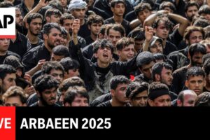 Arbaeen 2025 v Karbale, Irak
