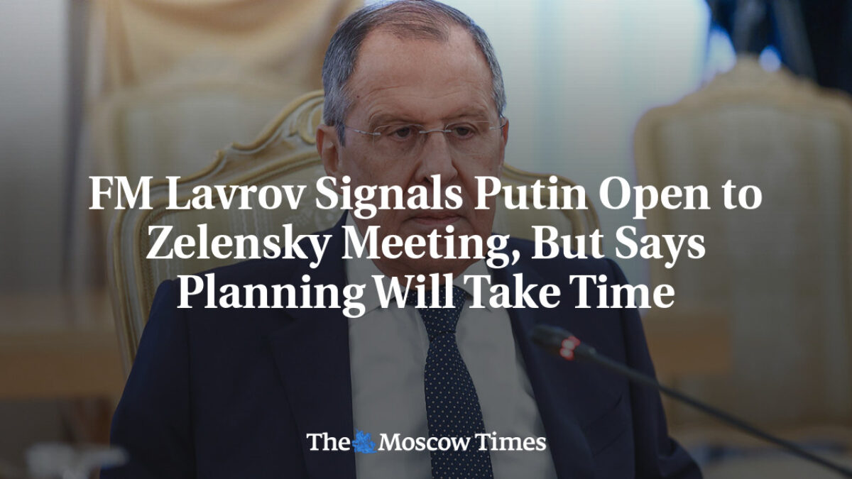FM Lavrov naznačuje, že Putin je otvorený stretnutiu so Zelenským, ale hovorí, že plánovanie bude trvať dlho