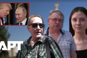 Obyvatelia Melitopolu pod ruskou kontrolou reagujú na Putinov-Trumpov summit na ...