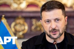 „Ruskú ekonomiku treba zastaviť“: Zelenskyj žiada sankcie a nátlak.