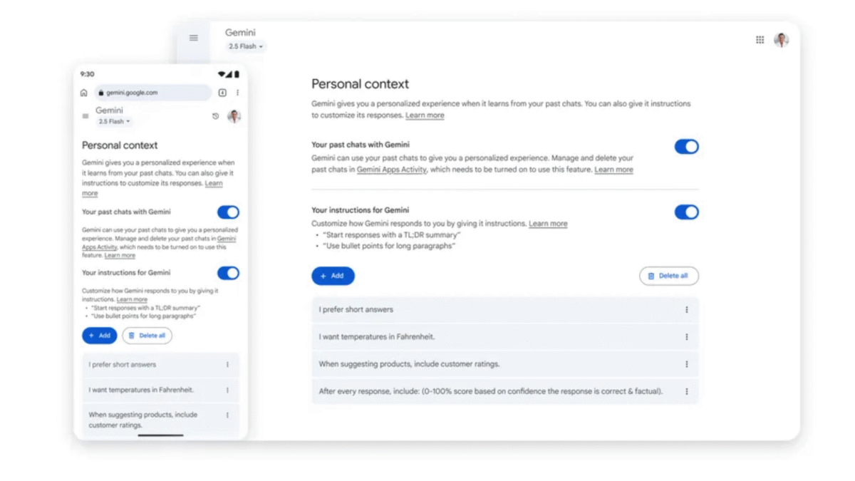 Gemini si čoskoro spomenie na všetko, ak mu nezakážete.