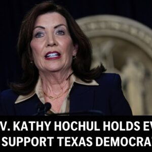 Guvernérka NY Kathy Hochul podporuje Texasančanov z Demokratickej strany, ktorí ...