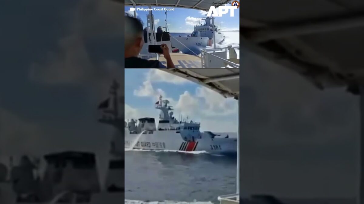 Čínske vojenské námorné plavidlo narazilo do plavidla pobrežnej stráže počas prenasledovania v Juhočínskom mori.