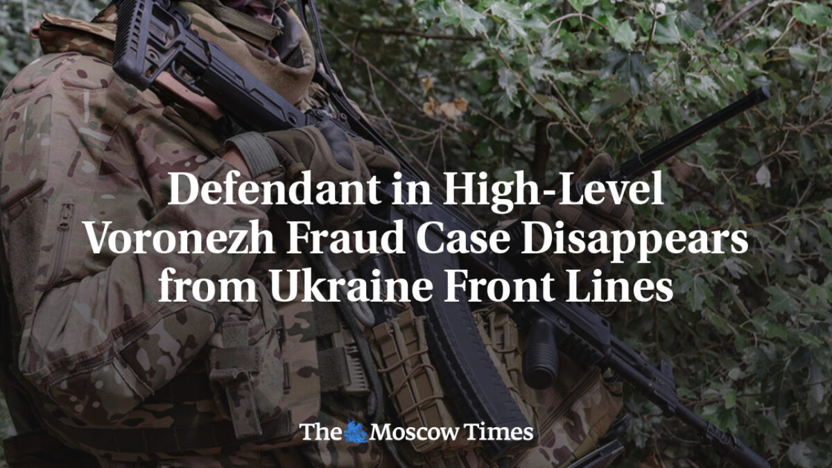 Obžalovaný vo vysokopostavenom voronežskom podvode zmizol z ukrajinskej frontovej línie