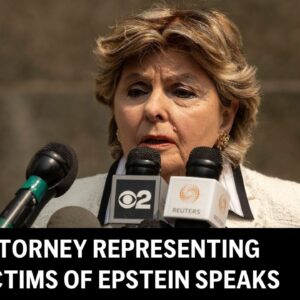 Tlačová konferencia právnika zastupujúceho obete Epsteina