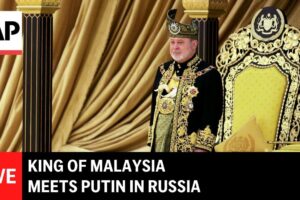 Stretnutie malajzijského kráľa s Putinom v Rusku