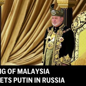 Stretnutie malajzijského kráľa s Putinom v Rusku