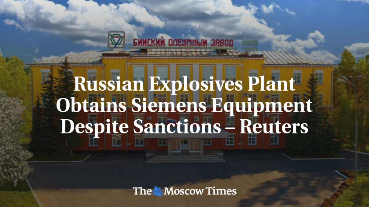 Ruský závod na výrobu výbušnín získal vybavenie Siemensu navzdory sankciám – Reuters