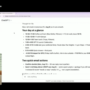 ChatGPT v Gmaili: Kontroluje tvoj kalendár