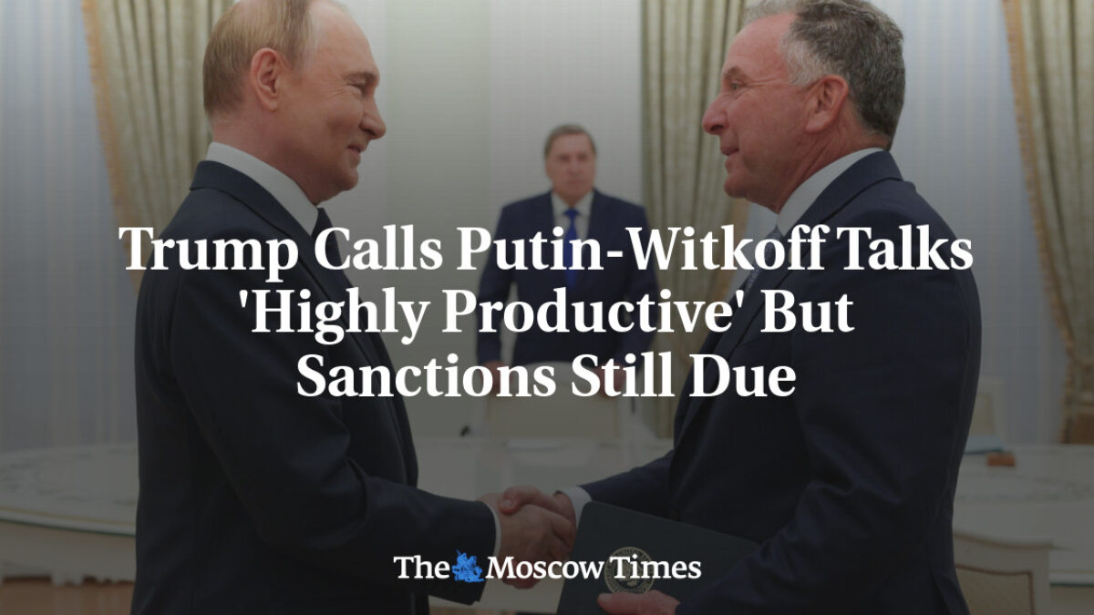 Trump označil rokovania Putin-Witkoff za „vysoko produktívne“, ale sankcie sú stále v pláne