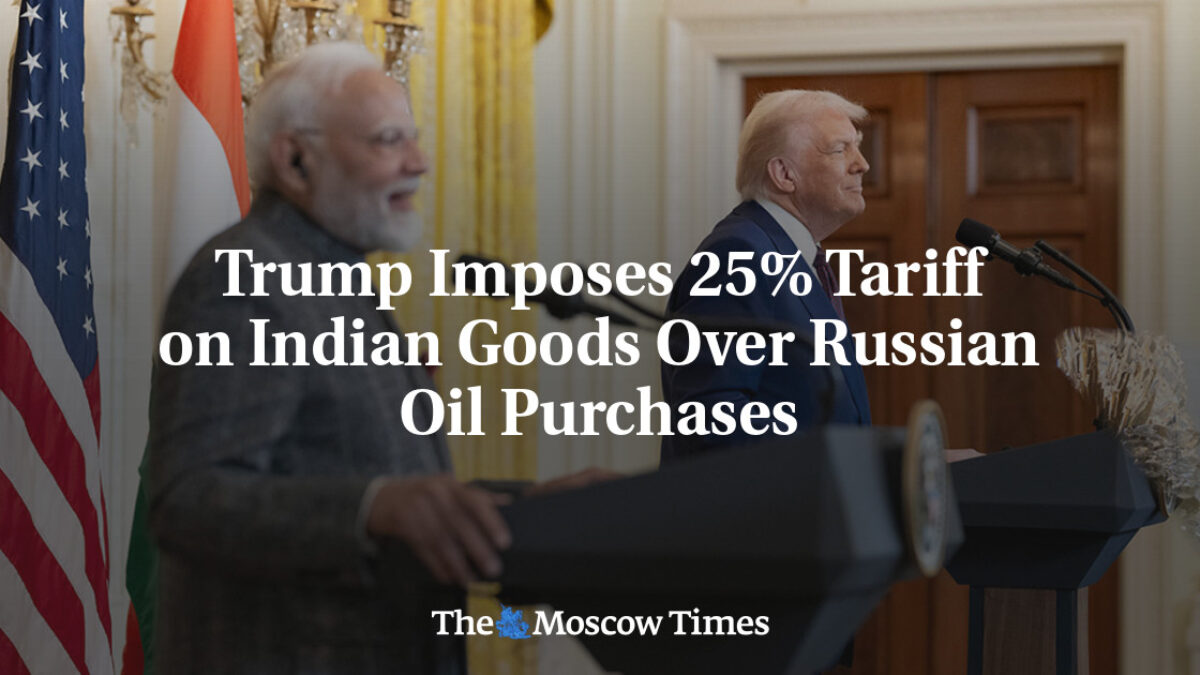 Trump uvalil 25% clo na indický tovar kvôli nákupom ruskej ropy