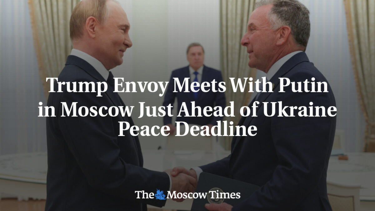 Trumpov vyslanec sa stretáva s Putinom v Moskve tesne pred termínom mieru na Ukrajine