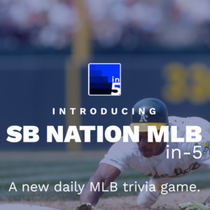 MLB trivia: Tvoja denná hra 5-v-1, nedeľné vydanie.
