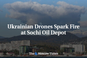 Ukrajinské drony spôsobili požiar v ropnom sklade v Soči