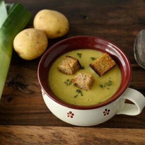 Keď mi je zle, varím si túto pórovú zemiakovú polievku Keď mi je zle, varím si túto pórovú zemiakovú polievku