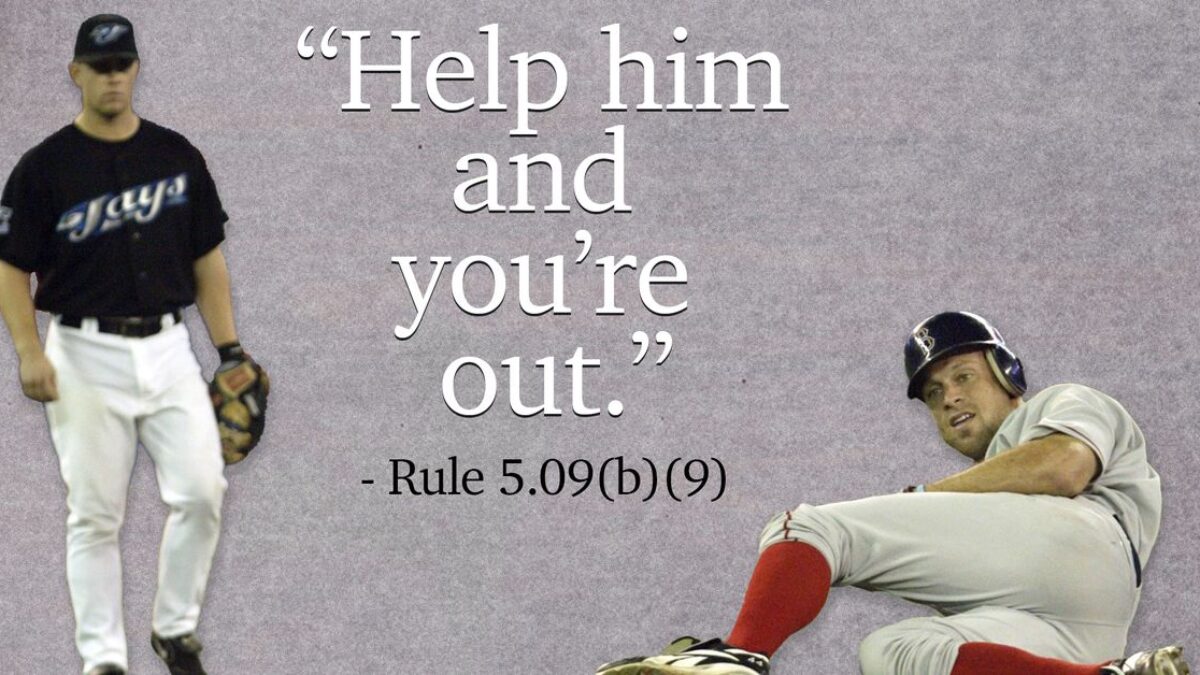 Keď sa Gabe Kapler zranil, toto pravidlo prikázalo spoluhráčom držať sa stranou.