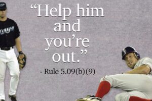 Keď sa Gabe Kapler zranil, toto pravidlo prikázalo spoluhráčom držať sa stranou.