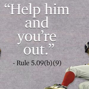 Keď sa Gabe Kapler zranil, toto pravidlo prikázalo spoluhráčom držať sa stranou.