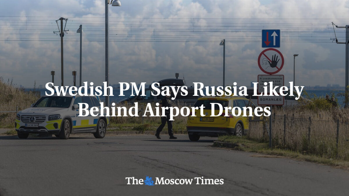 Švédsky premiér tvrdí, že za dronmi na letiskách pravdepodobne stojí Rusko