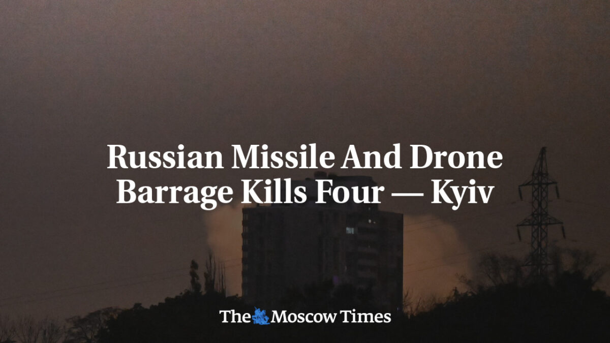 Ruská raketová a dronová paľba zabila štyroch – Kyjev