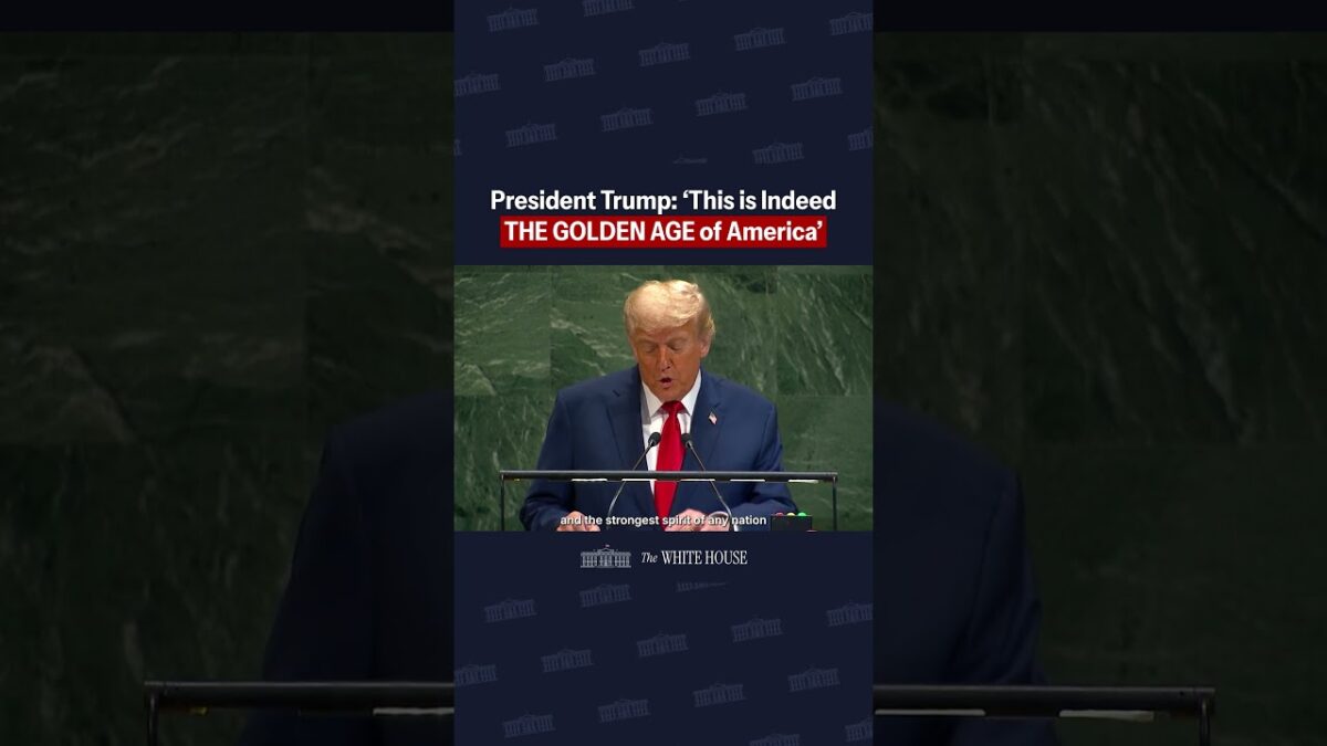 Prezident Trump na VZ OSN: „Toto je skutočne zlatý vek Ameriky.“