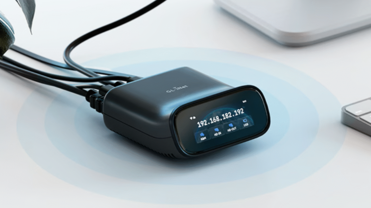 Mini PC s robotickým prstom pre vzdialený prístup k vášmu počítaču
