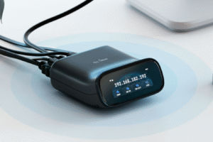 Mini PC s robotickým prstom pre vzdialený prístup k vášmu počítaču