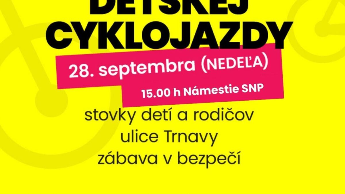 Mesto Trnava: KIDICAL MASS OPÄŤ V TRNAVE