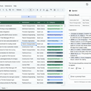 Gemini v Tabuľkách Google opraví a vysvetlí pokazené vzorce.