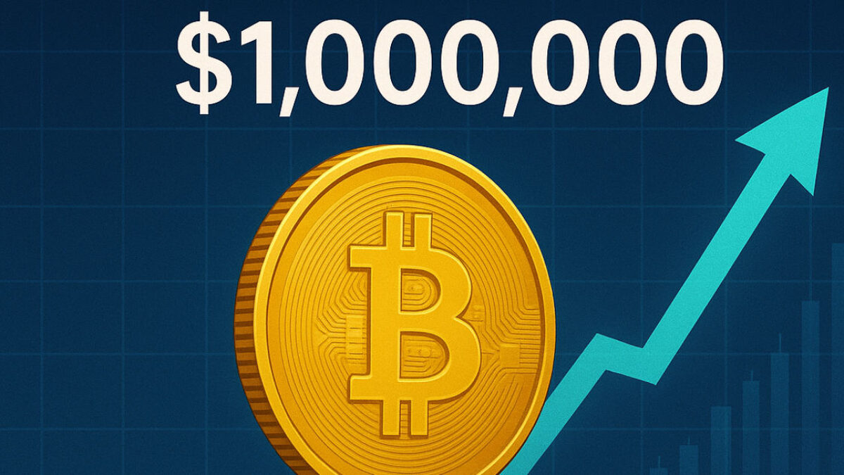 Bitcoin by mohol dosiahnuť 1 milión dolárov, ak do toho nezasiahnu banky.