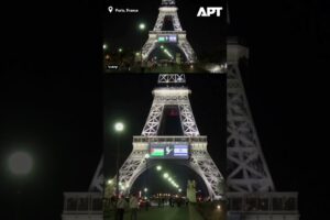 <p>Eiffelova veža sa rozsvietila na znak solidarity, pretože Macron potvrdil, že...