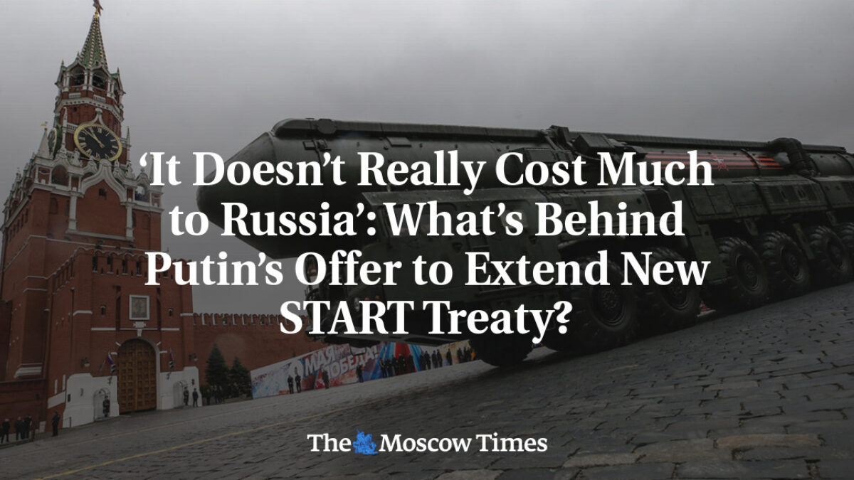 „Rusko to v skutočnosti takmer nič nestojí“: Čo sa skrýva za Putinovou ponukou predĺžiť zmluvu Nový START?