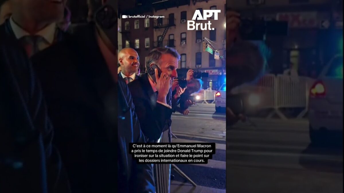 Macron žartuje s Trumpom o newyorskej policajnej kontrole a zamrznutí.