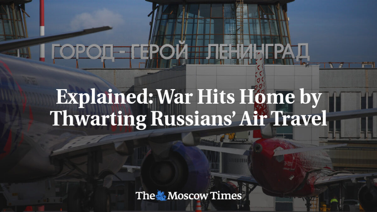 Vysvetlené: Vojna dopadá na bežných ľudí obmedzením leteckej dopravy Rusom