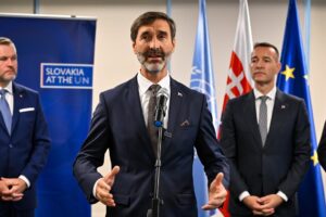 Príhovor ministra J. Blanára z inaugurácie miestnosti J. Papánka v New Yorku