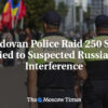 Moldavská polícia vykonala raziu na 250 miestach v súvislosti s podozrením na ru...