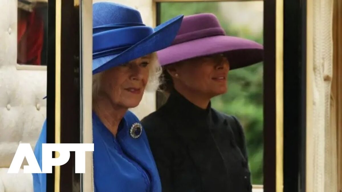 Kráľovná Camilla a Melania Trump cestujú spoločne za kráľom Karolom a Donaldom Trumpom.