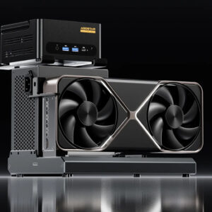Najzvláštnejšie eGPU riešenie roku 2025: Mini PC a 150W Thunderbolt 5