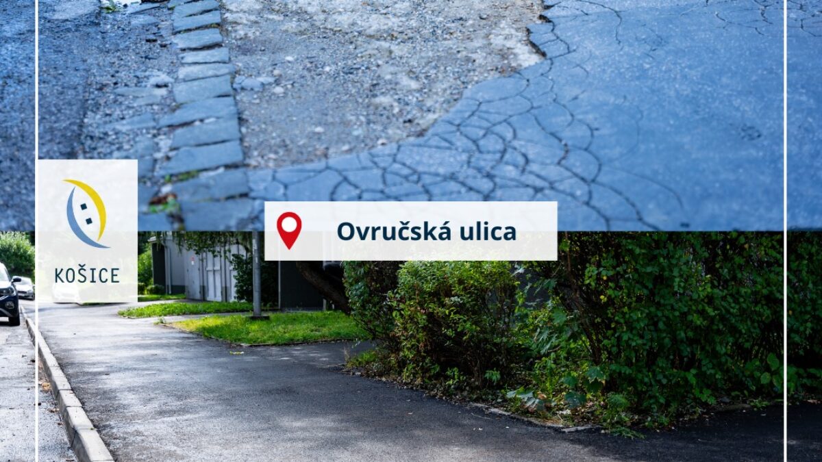 Mesto Košice: NOVÝ CHODNÍK MÁ UŽ AJ OVRUČSKÁ ULICA. MESTO POKRAČUJE V OPRAVÁCH CHODNÍKOV PO CELÝCH KOŠICIACH
